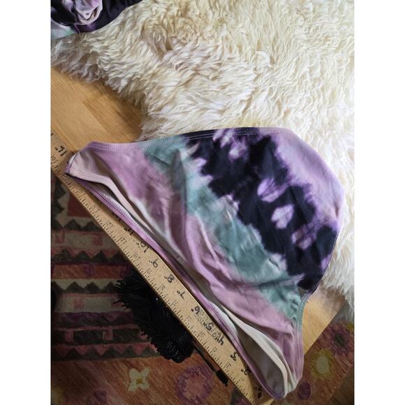 Truecraft Tie Dyed Bikini Purple Turquoise Small - Picture 7 of 8